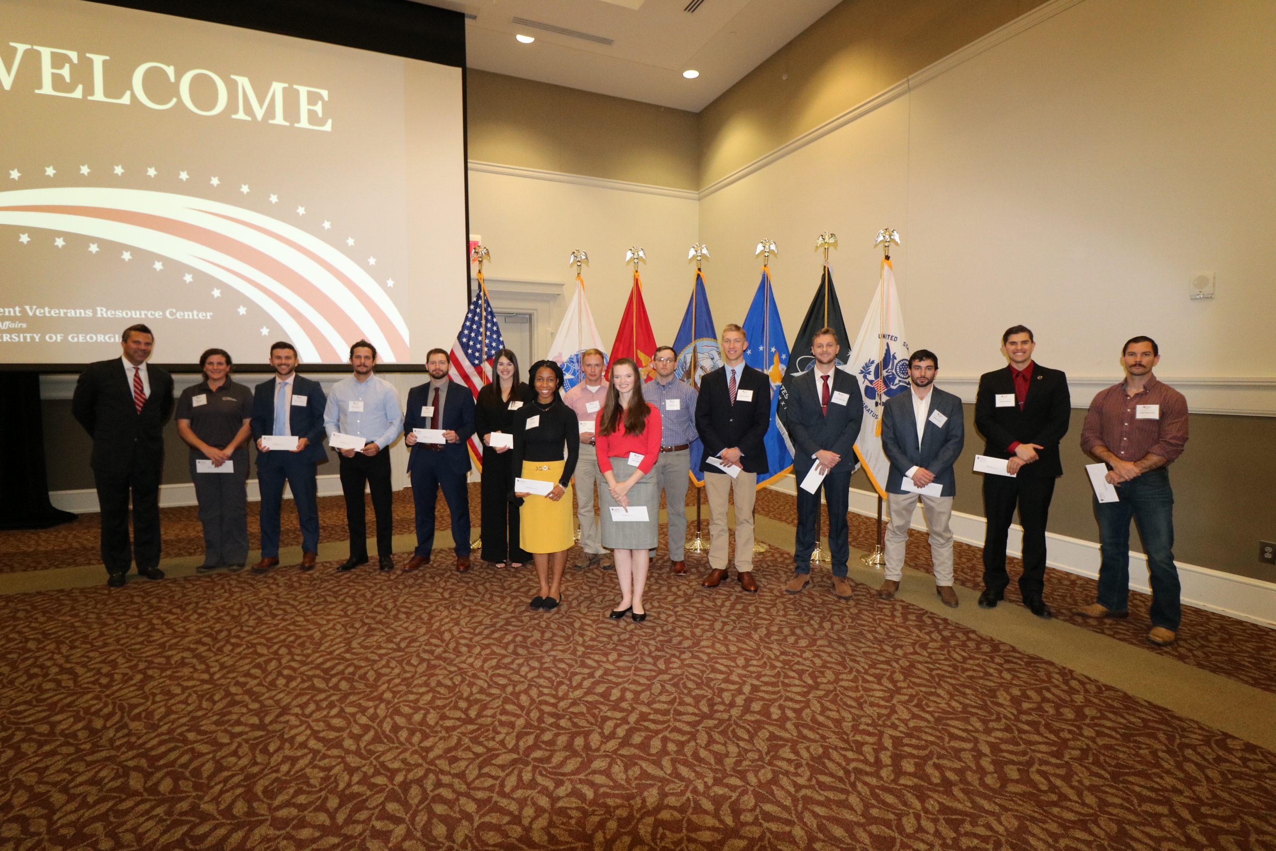 UGA student veterans receive scholarships during Veterans Week