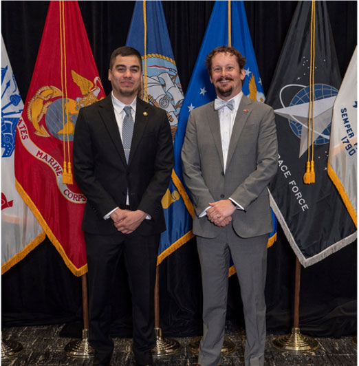 Allen Espinal (left) and William Draper, Assoc. Director of Development. Allen Espinal (left) and William Draper, Assoc. Director of Development.